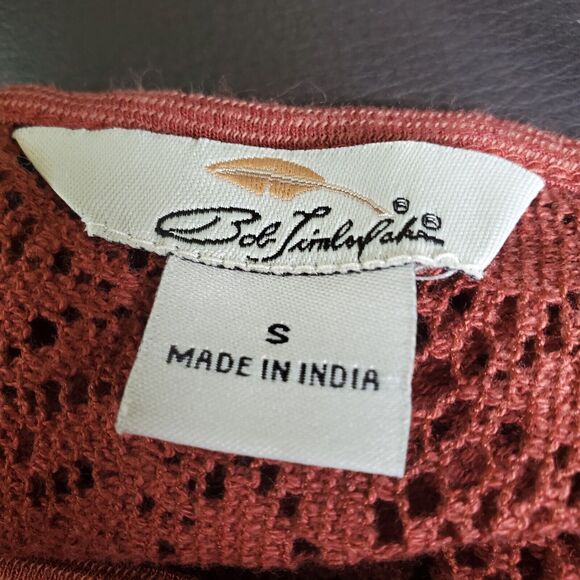 Bob Timberlake Womens Top Size S Small 16" P2P 25" Length Burnt Orange? Deep Red - Picture 3 of 3